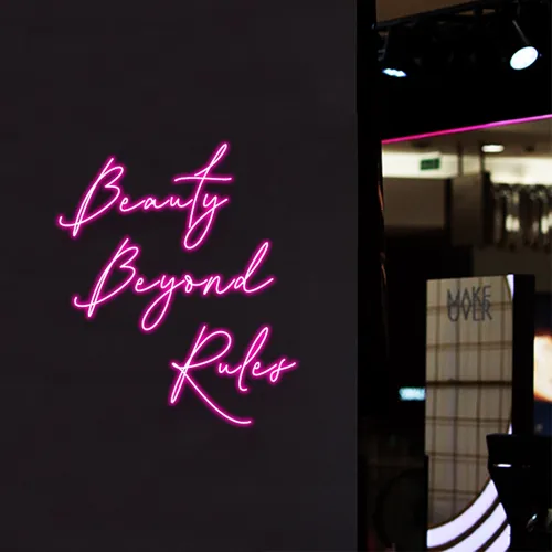 Beauty Beyond Rules Neon Sign - All Signs Today