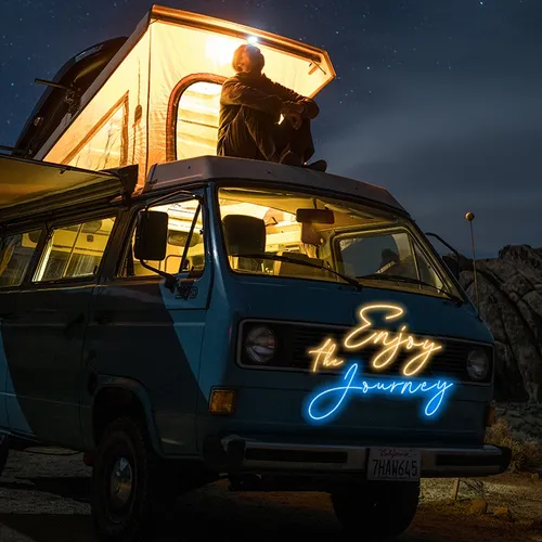 Enjoy the Journey Neon Sign - All Signs Today