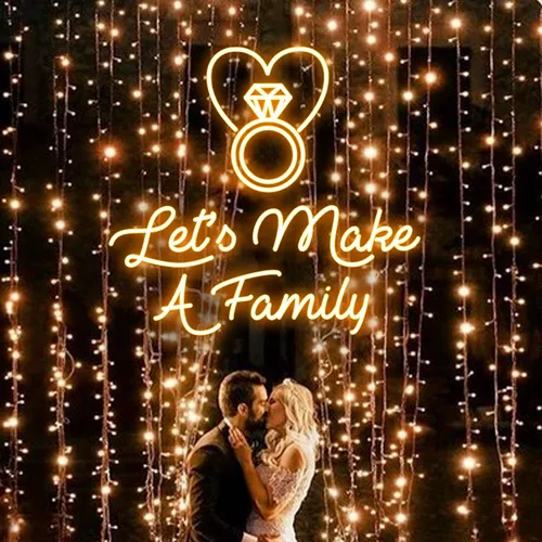 Let's Make A Family Neon Sign - All Signs Today