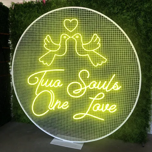 Two Souls One Love Neon Sign - All Signs Today