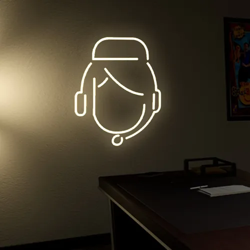 Customer Care Neon Sign - All Signs Today