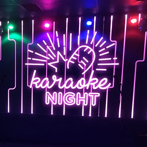 Karaoke Night Neon Sign - All Signs Today