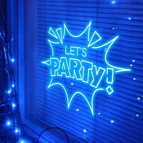 Let’s Party Neon Sign - All Signs Today