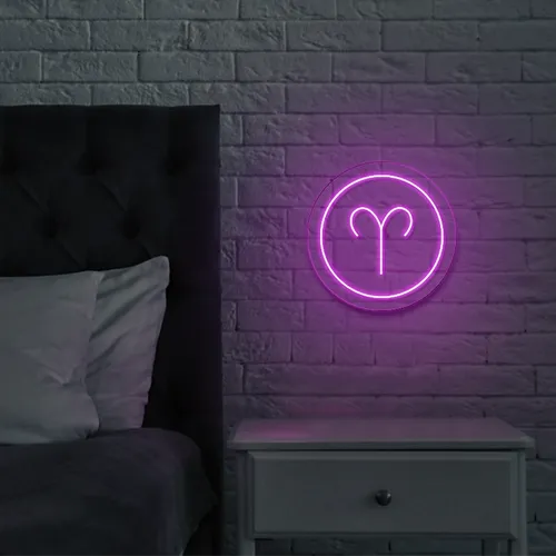 Aries Neon Sign - All Signs Today