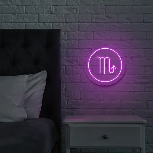 Scorpio Neon Sign - All Signs Today
