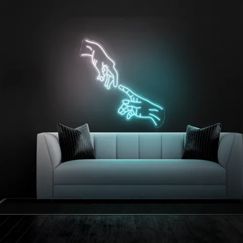 Hands Of God Neon Sign - All Signs Today