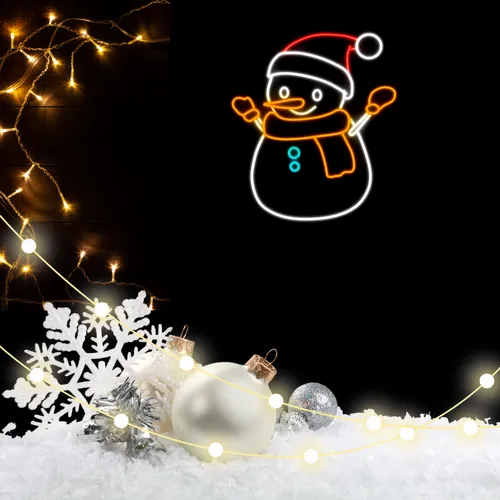 Olaf The Snowman Neon Sign - All Signs Today