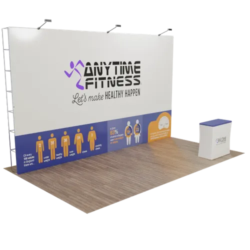 Custom Pop Up Trade Show Display 20' x 10' - All Signs Today
