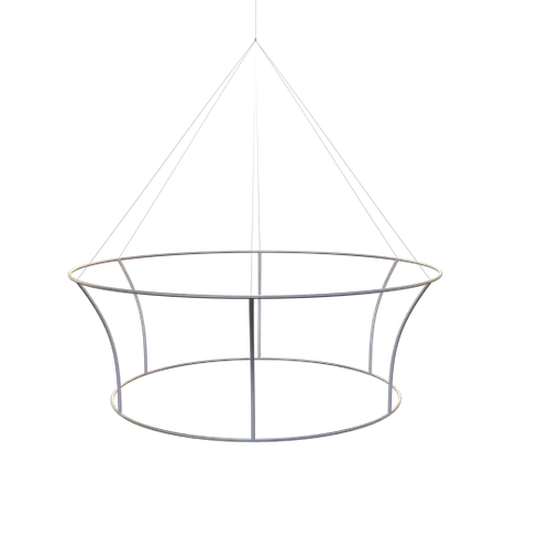 Custom Tapered Circle Personalized Trade Show Hanging Signs - All Signs Today