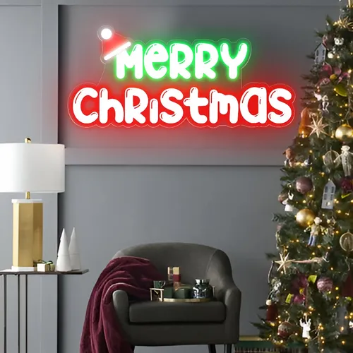 Merry Christmas Neon Sign - All Signs Today