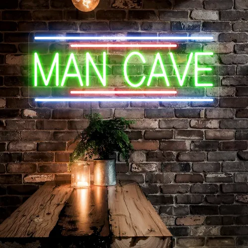 Man Cave Neon Sign - All Signs Today