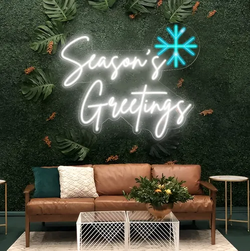 Season’s Greetings Neon Sign - All Signs Today