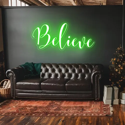Believe Neon Sign - All Signs Today