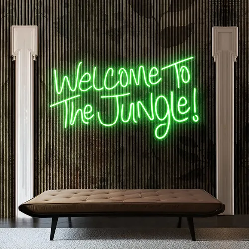 Welcome To The Jungle LED Neon Sign - All Signs Today