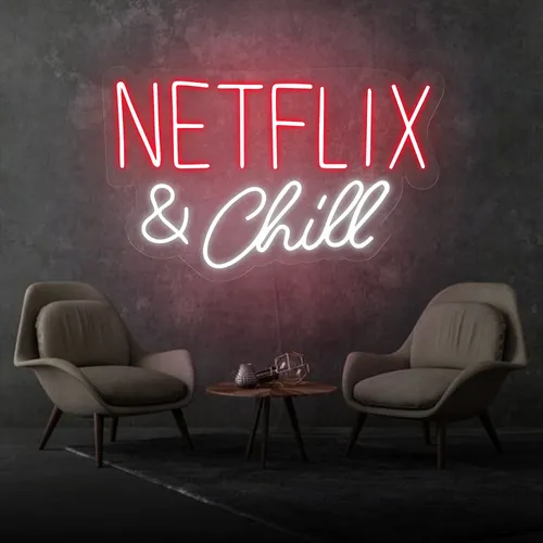 Netflix and Chill Neon Sign - All Signs Today
