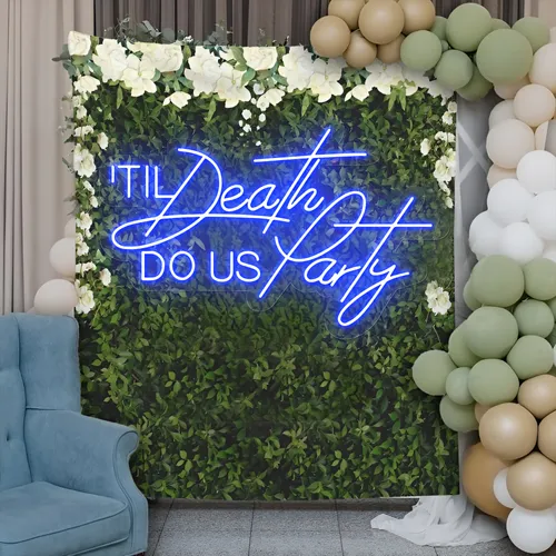 Til Death Do Us Party Neon Sign - All Signs Today