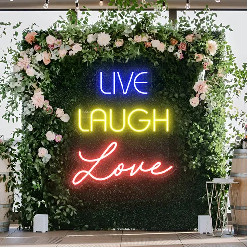 Live Laugh Love Neon Sign