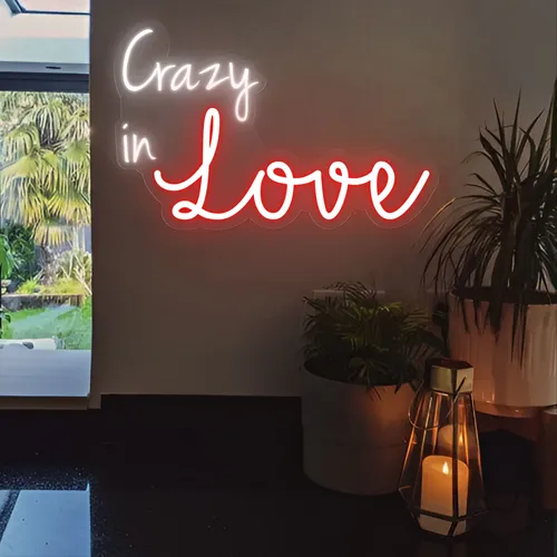 Crazy In Love Neon Sign - All Signs Today
