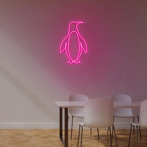 Cute Penguin Neon Sign - All Signs Today