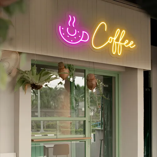 Donut Coffee Neon Sign - All Signs Today