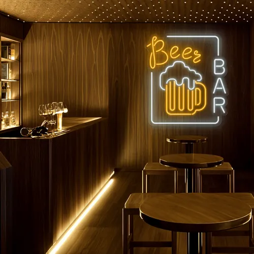 Amber Beer Mug Bar Sign - All Signs Today