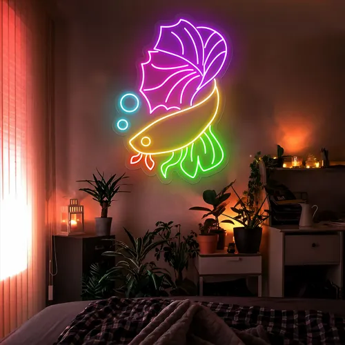 Fish Neon Sign - All Signs Today
