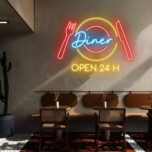 Neon Diner Sign - All Signs Today