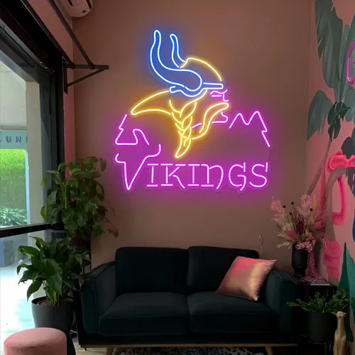 Vikings Neon Sign - All Signs Today