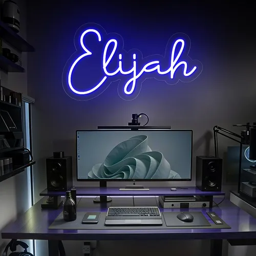 Elijah Neon Sign - All Signs Today