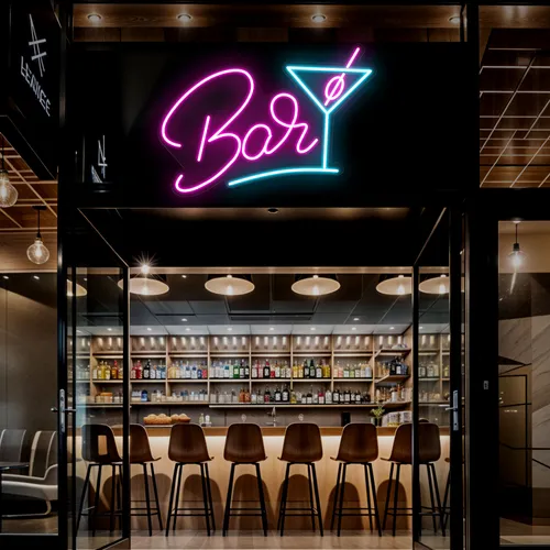 Oh Cocktail Bar Neon Sign - All Signs Today