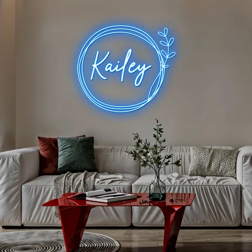 Boho Kailey Name Neon Sign - All Signs Today