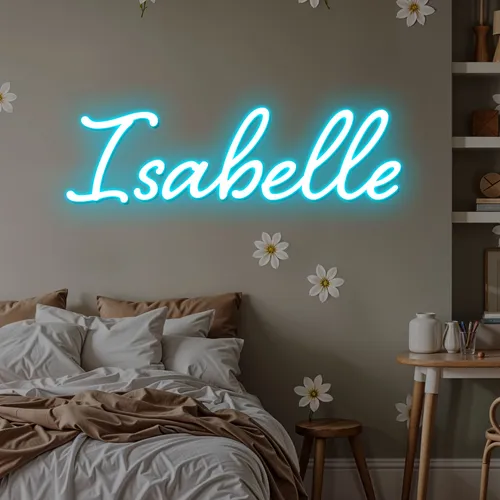 Isabelle Neon Sign - All Signs Today