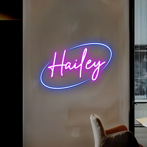 Hailey Neon Sign - All Signs Today