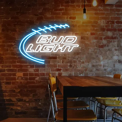 Football Bud Light Neon Sign - All Signs Today