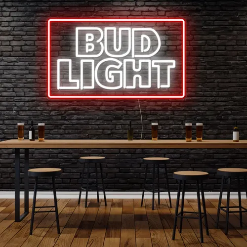 Simple Bud Light Neon Sign - All Signs Today