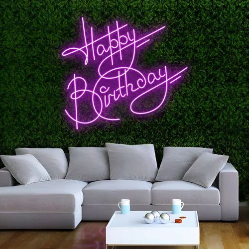 Oh So Hot Happy Birthday Neon Sign - All Signs Today
