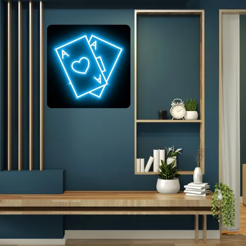 Ace in Black Neon Sign - All Signs Today