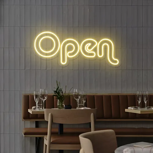 Bright Open Neon Sign - All Signs Today