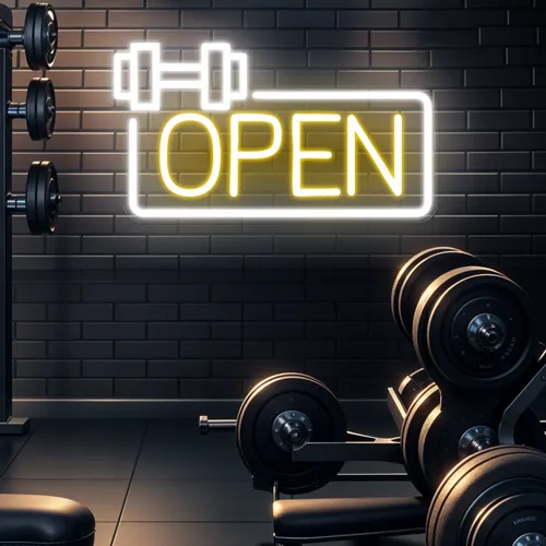 Bold Open Neon Sign - All Signs Today