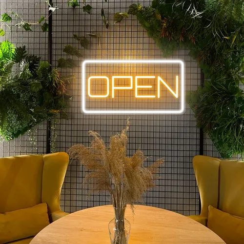 Inviting Open Neon Sign - All Signs Today