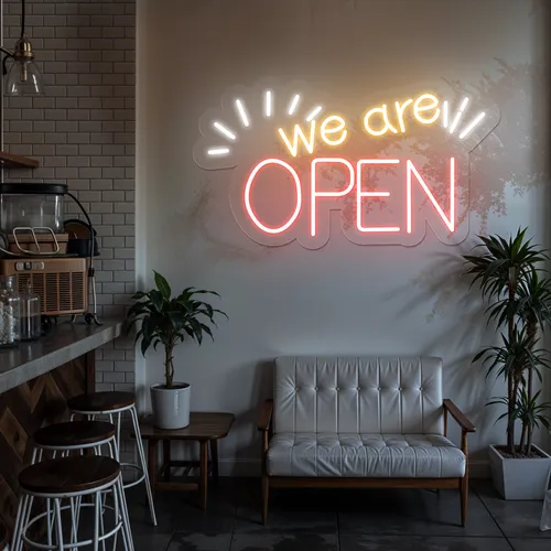 Eye-Catching Open Neon Sign - All Signs Today