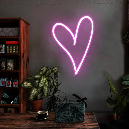 Sweetheart Pink Neon Sign - All Signs Today