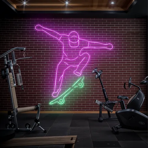 Skater Glow Neon Sign - All Signs Today