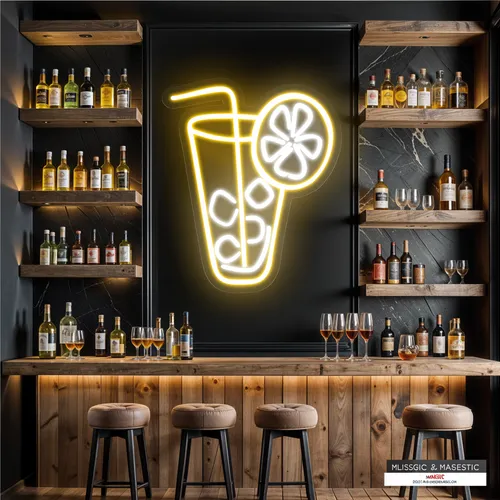 Tropical Glass Neon Sign - All Signs Today