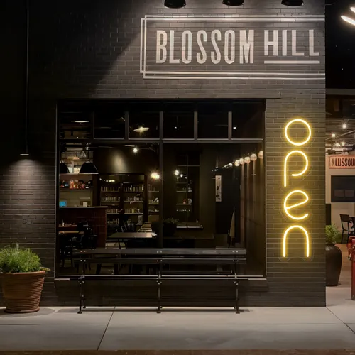 Open Vertical Neon Sign - All Signs Today