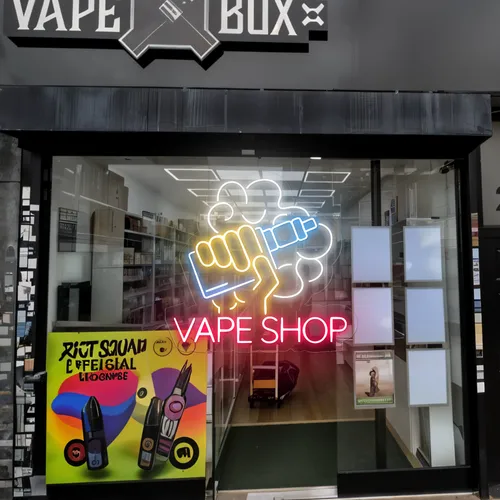 Vape Shop Window Neon Sign - All Signs Today