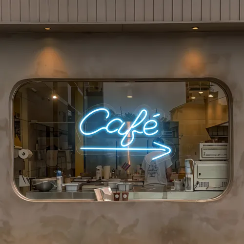Cafe Window Neon Sign - All Signs Today