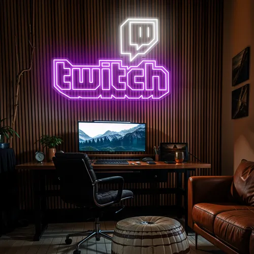 Twitch Gaming Room Neon Sign - All Signs Today