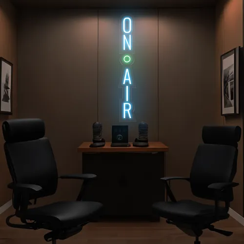 On Air Vertical Neon Sign - All Signs Today