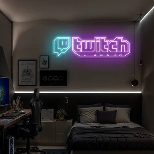 Twitch Streaming Setup Neon Sign - All Signs Today